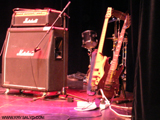 amp, bass and guitar